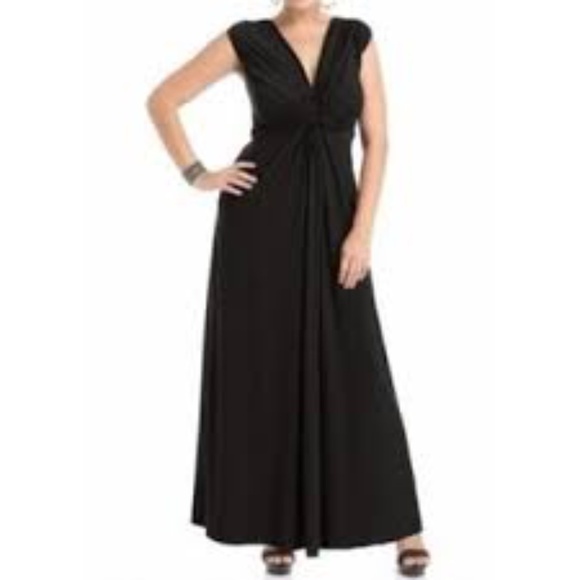 Love Squared Women's Plus Knot-Front Sheath Dress - Picture 1 of 7